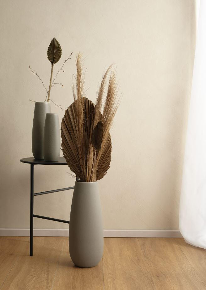 VASE  - Braun, Design, Keramik (8/32cm) - ASA