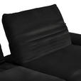 ECKSOFA  in Teddystoff Schwarz  280/170-195 cm  - Schwarz, Design, Textil/Metall (280/170-195cm) - Dieter Knoll