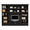 WOHNWAND UrbanClass 2-teilig  in Schwarz  311/238,5/52-46,5 cm  - Schwarz/Bronzefarben, LIFESTYLE, Holz/Metall (311/238,5/52-46,5cm) - Livetastic