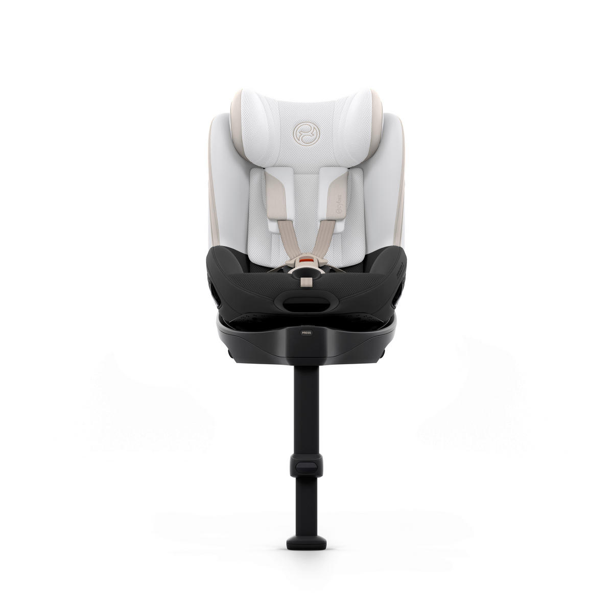 REBOARDER-KINDERSITZ Sirona Si Style Off White  - Weiß, Basics, Kunststoff/Textil (61/45,5/49,5cm) - cybex PLATINUM