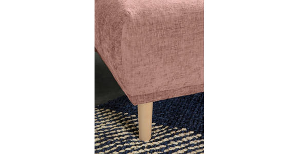 ECKSOFA Altrosa Flachgewebe  - Buchefarben/Altrosa, KONVENTIONELL, Holz/Textil (230/144cm) - Carryhome