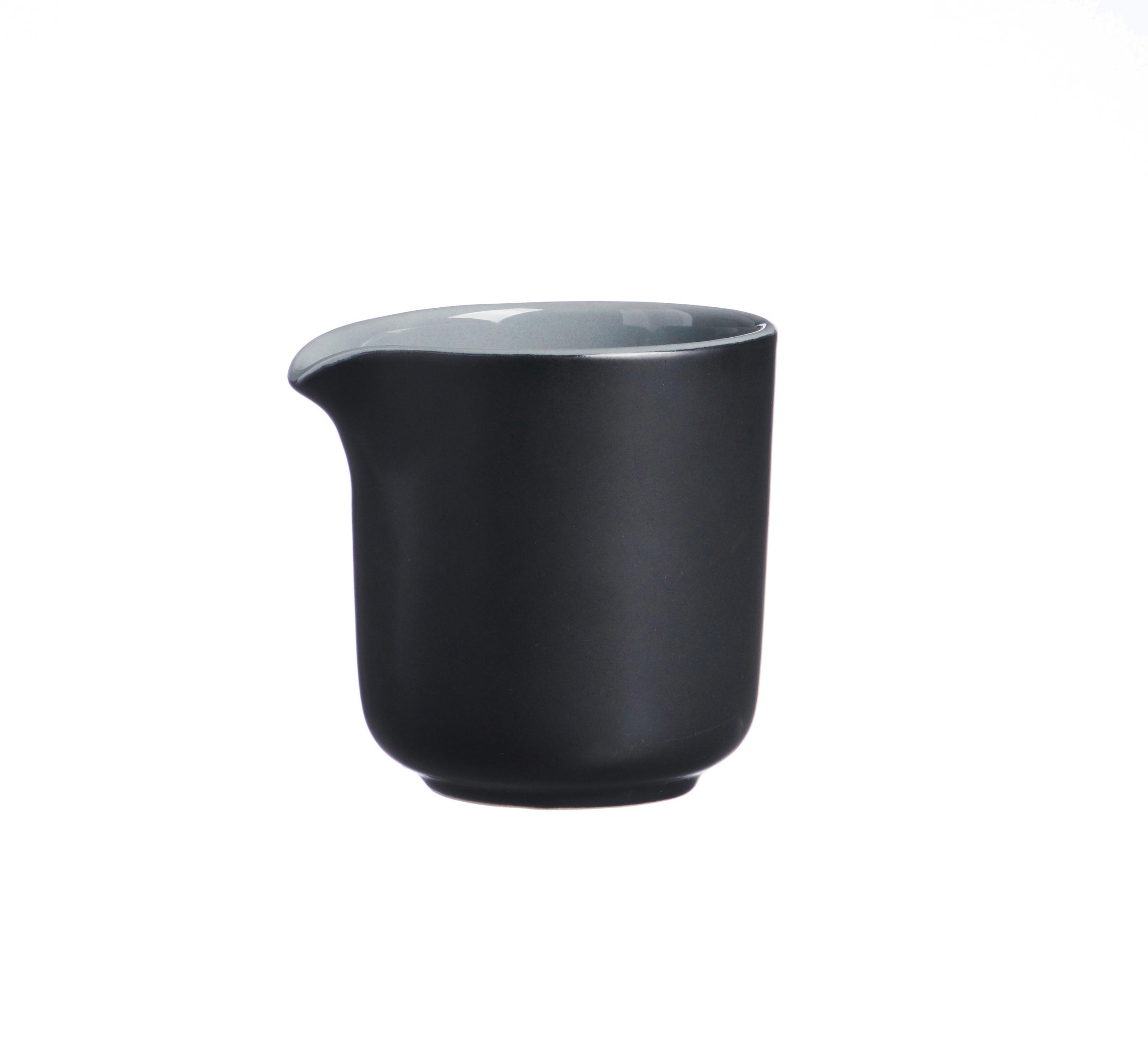 MILCHKÄNNCHEN - Schwarz/Grau, Basics, Keramik (8/7/8cm) - Ritzenhoff Breker