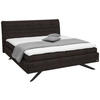 POLSTERBETT 180/200 cm  in Dunkelbraun  - Weiss/Dunkelbraun, Design, Holzwerkstoff/Kunststoff (180/200cm) - Dieter Knoll