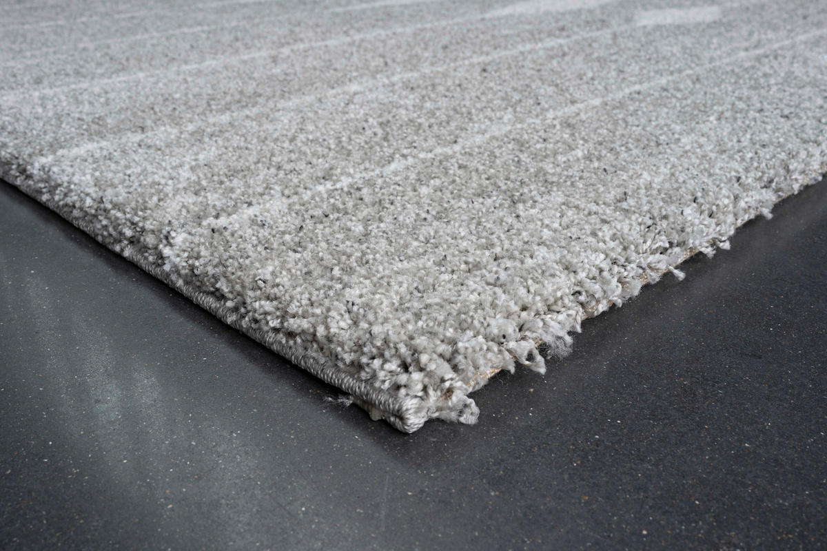 WEBTEPPICH 160/230 cm Spring Grau, Weiß, Hellgrau  - Hellgrau/Weiß, KONVENTIONELL, Textil (160/230cm)