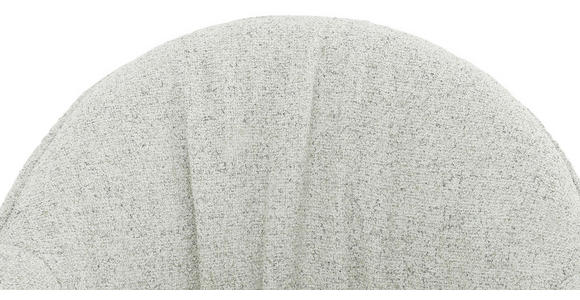 ARMLEHNSTUHL  Sitzfläche 360° drehbar, automatische Rückholfunktion Webstoff  - Creme/Schwarz, Design, Textil/Metall (66/83/64cm) - Novel