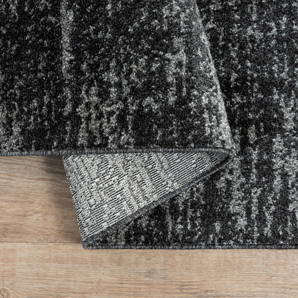 WEBTEPPICH 160/230 cm Oslo Schwarz  - Schwarz, Basics, Kunststoff/Textil (160/230cm) - Novel