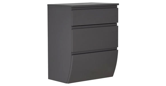 MIDISCHRANK 60/75/40 cm - Anthrazit, Basics, Holzwerkstoff (60/75/40cm) - Dieter Knoll