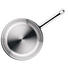 BRATPFANNE 24 cm - Edelstahlfarben, Basics, Metall (24cm) - WMF