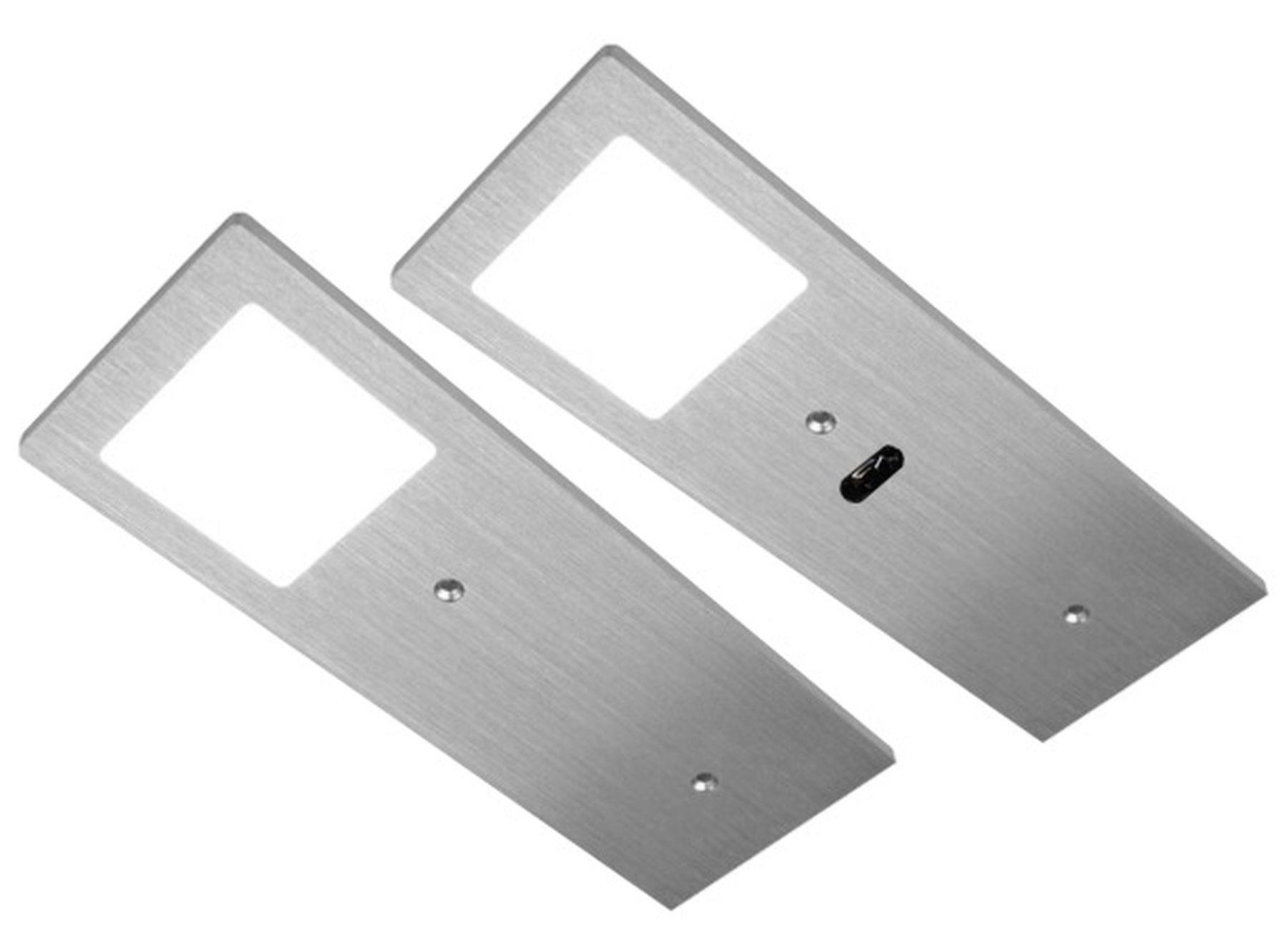 UNTERBAULEUCHTEN-SET - Alufarben, Basics, Kunststoff/Metall (19/7/0,5cm) - HKT