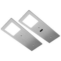 UNTERBAULEUCHTEN-SET - Alufarben, Basics, Kunststoff/Metall (19/7/0,5cm) - HKT
