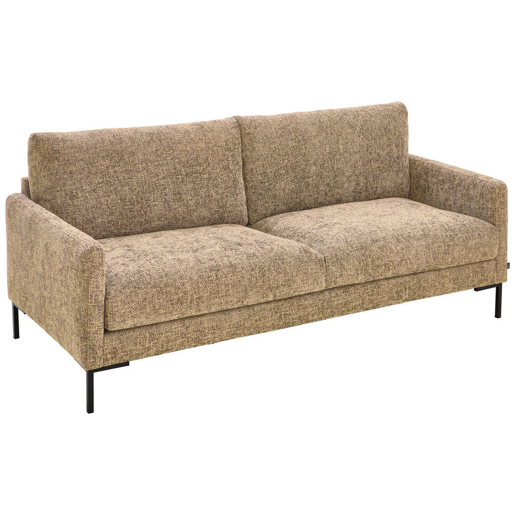 Thumbnail - Hom`in 3-Sitzer-Sofa, Taupe, Textil, Füllung: Schaumstoff, Polyethersulfon (Pes), 196x78x90 cm, Stoffauswahl, Wohnzimmer...