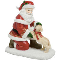 MIKULÁŠ - hnedá/biela, Lifestyle, plast (15,8/16,5/9,8cm) - X-Mas