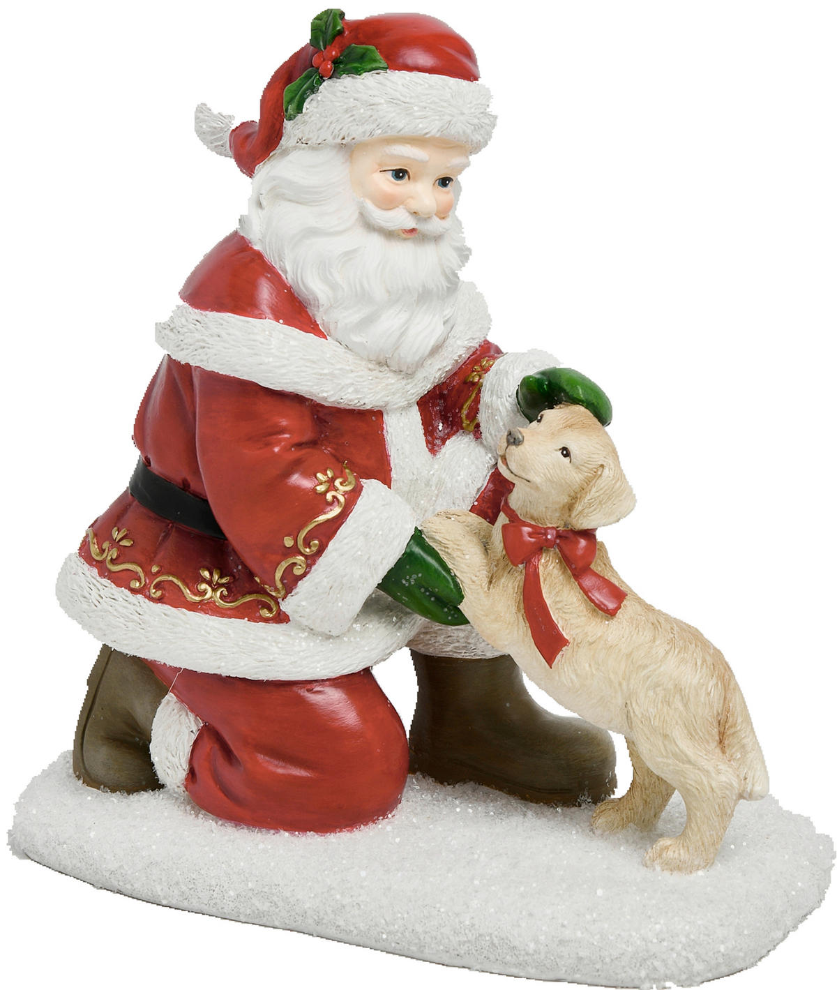 MIKULÁŠ - hnedá/biela, Lifestyle, plast (15,8/16,5/9,8cm) - X-Mas