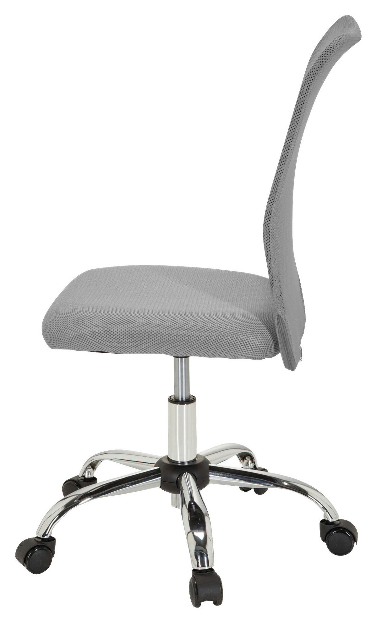 OTOČNÁ ŽIDLE PRO MLÁDEŽ, šedá - šedá, Basics, plast (54/88-98/54cm) - MID.YOU