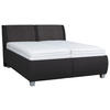 POLSTERBETT 160/200 cm  in Anthrazit  - Weiss/Anthrazit, Design, Holzwerkstoff/Kunststoff (160/200cm) - Beldomo - Sleep