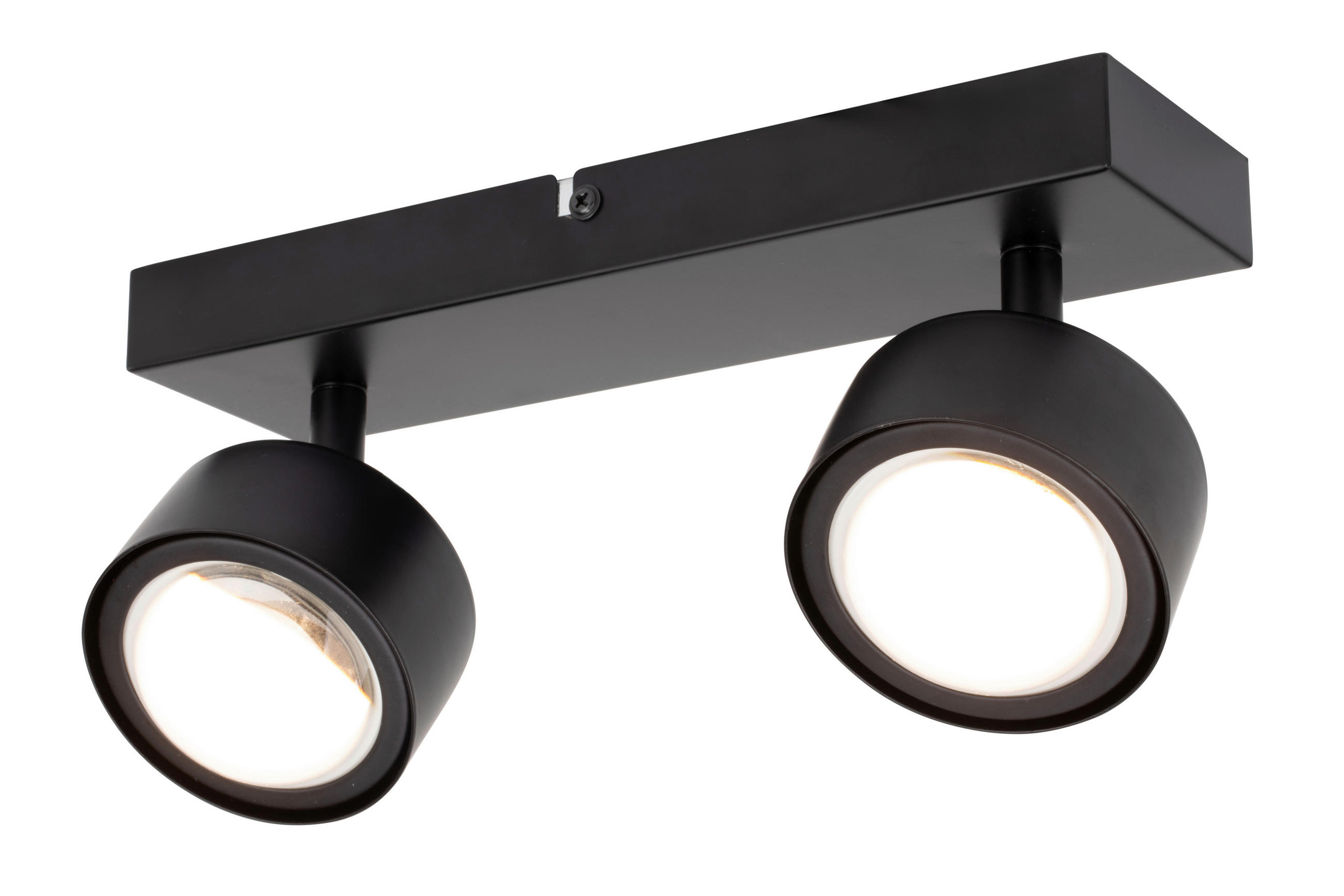 LED-STRAHLER Puk 25/8/10,8 cm   - Schwarz, Design, Metall (25/8/10,8cm) - Novel