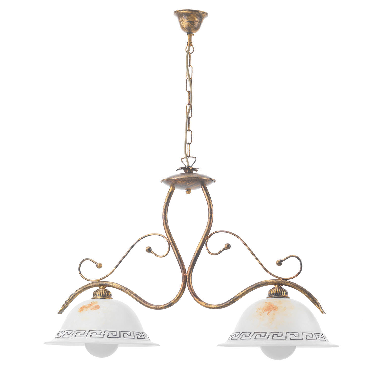 HÄNGELEUCHTE 4807 CORINNE 85/30/110 cm  - Weiß, Basics, Metall (85/30/110cm)