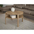 COUCHTISCH in Holzwerkstoff 74,4/74,4/45,5 cm  - Eichefarben, Design, Holzwerkstoff (74,4/74,4/45,5cm) - Carryhome