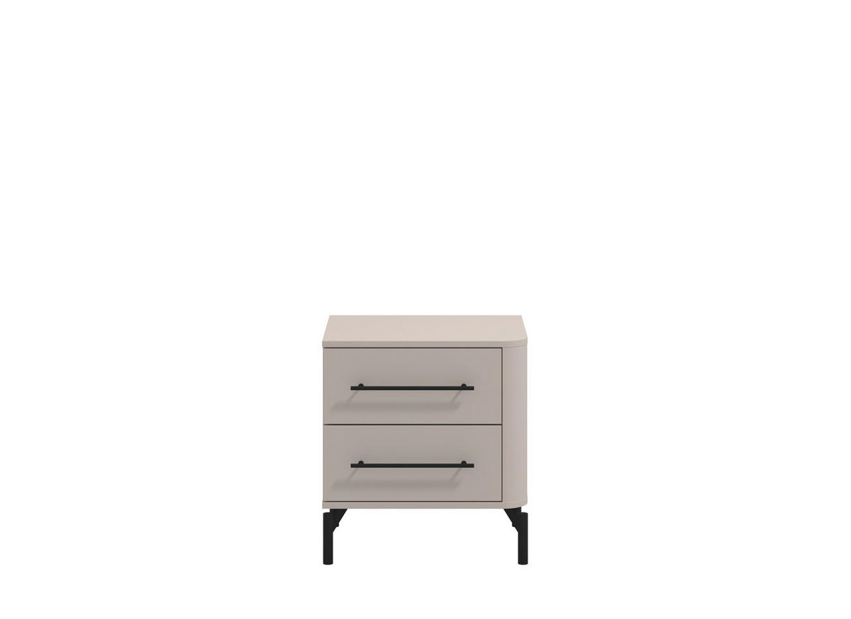 ÉJJELISZEKRÉNY kasmír  - fekete/kasmír, Basics, műanyag/faalapú anyag (52/56/40cm) - Carryhome