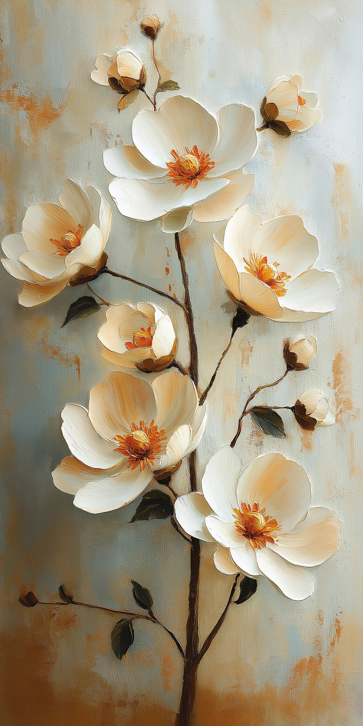 LEINWANDBILD Blumen 20/40 cm  - Multicolor, Basics, Holz/Papier (20/40cm)