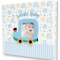 ALBUM ZA FOTOGRAFIJE       5/23,5/22 cm   - plava, Basics, karton (5/23,5/22cm)