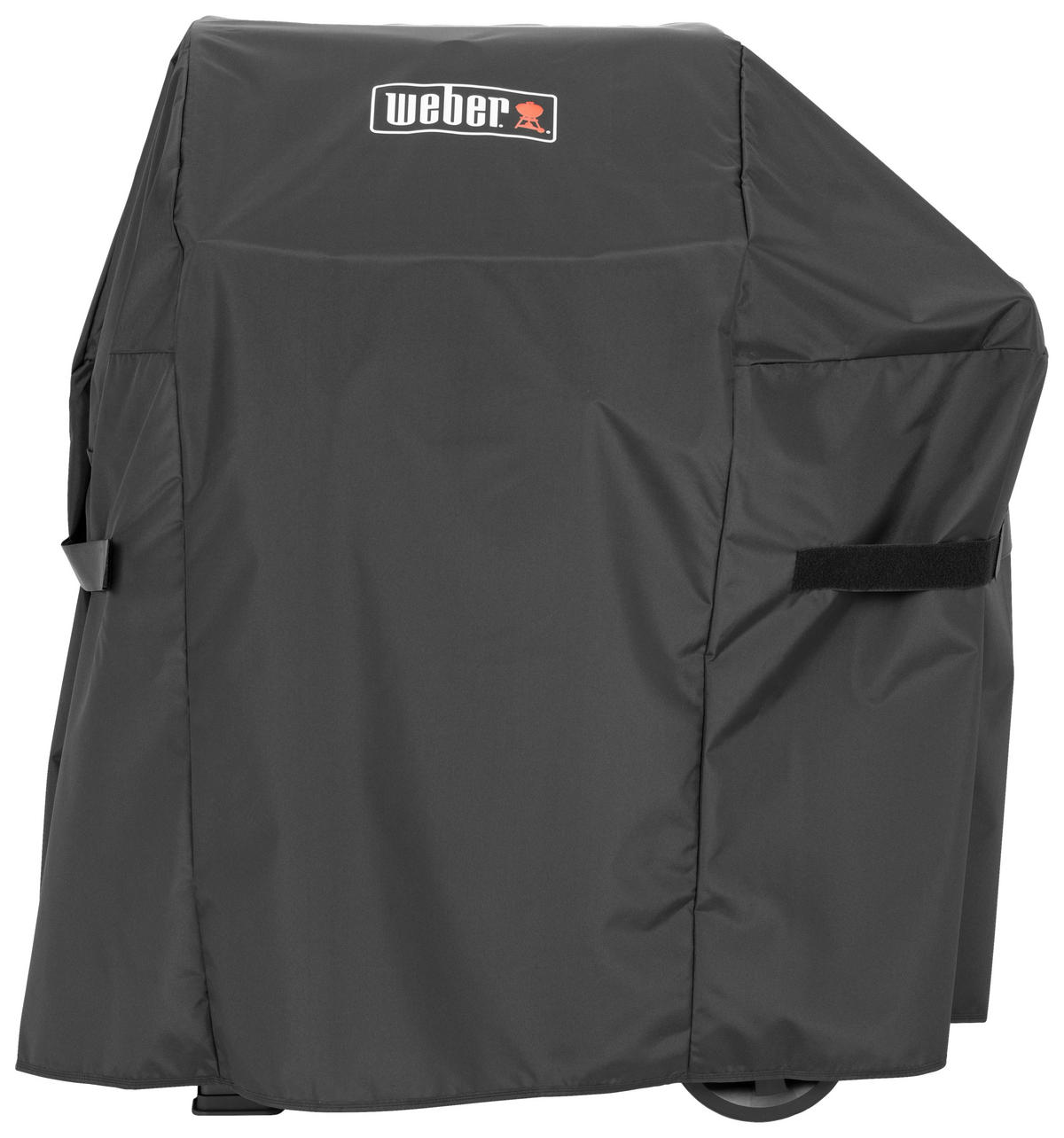 GRILLABDECKHAUBE 45/107/122 cm  - Schwarz, Basics, Kunststoff (45/107/122cm) - Weber Grill