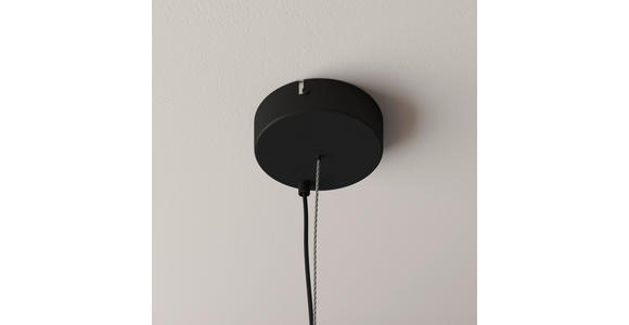 HÄNGELEUCHTE 65/150 cm  - Dunkelgrau, Design, Glas/Metall (65/150cm) - Novel