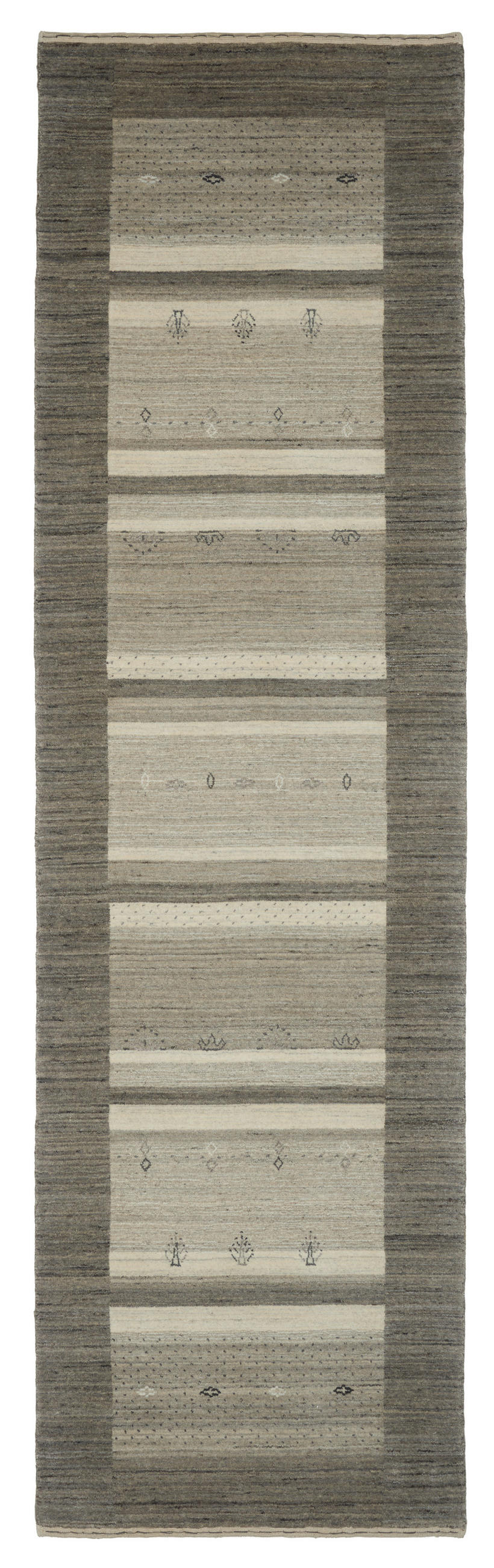 ORIENTTEPPICH 70/140 cm Savannah  - Hellgrau/Grau, Lifestyle, Textil (70/140cm) - Cazaris