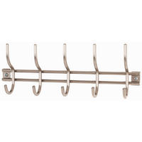 GARDEROBENLEISTE  in Edelstahlfarben  - Edelstahlfarben, Metall (38/14/8cm)