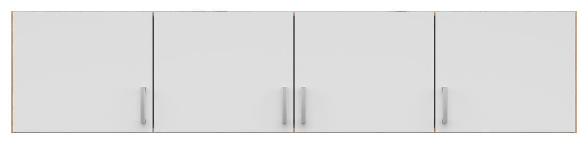 Extensie La Dulap   - argintiu/alb, Modern, plastic/material pe bază de lemn (181/39/54cm) - Carryhome