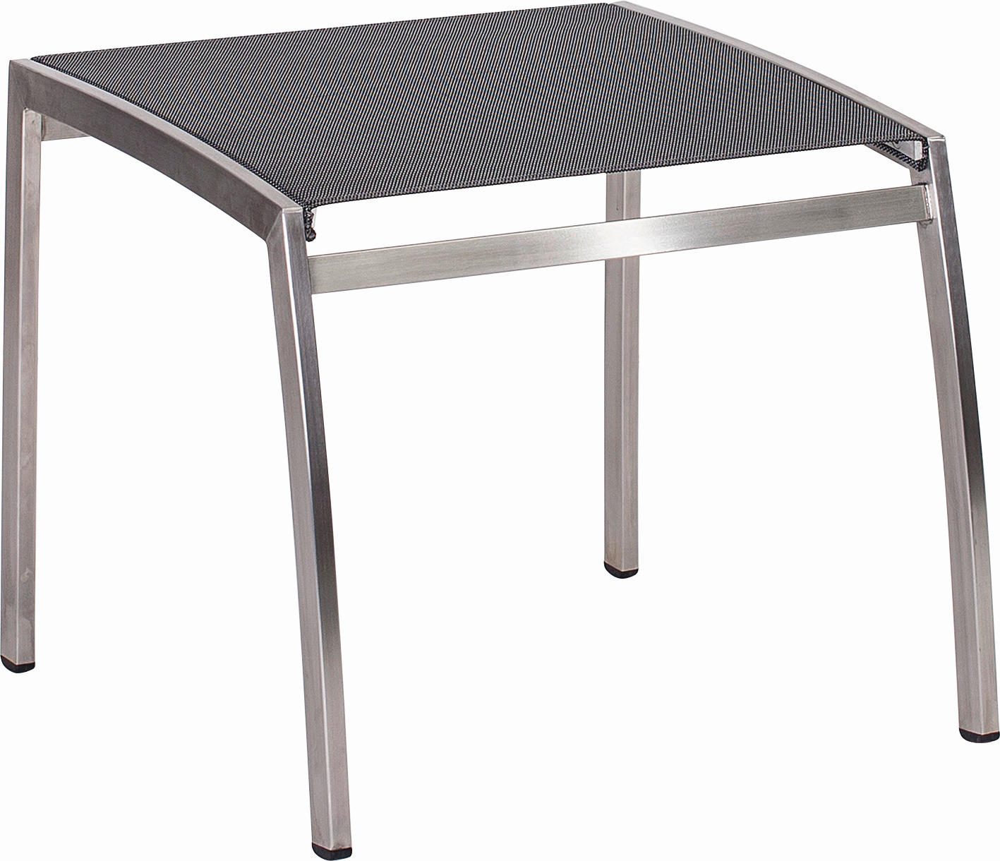 GARTENHOCKER  - Silberfarben/Grau, Basics, Textil/Metall (50/45/53cm) - Stern