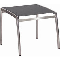 GARTENHOCKER  - Silberfarben/Grau, Basics, Textil/Metall (50/45/53cm) - Stern