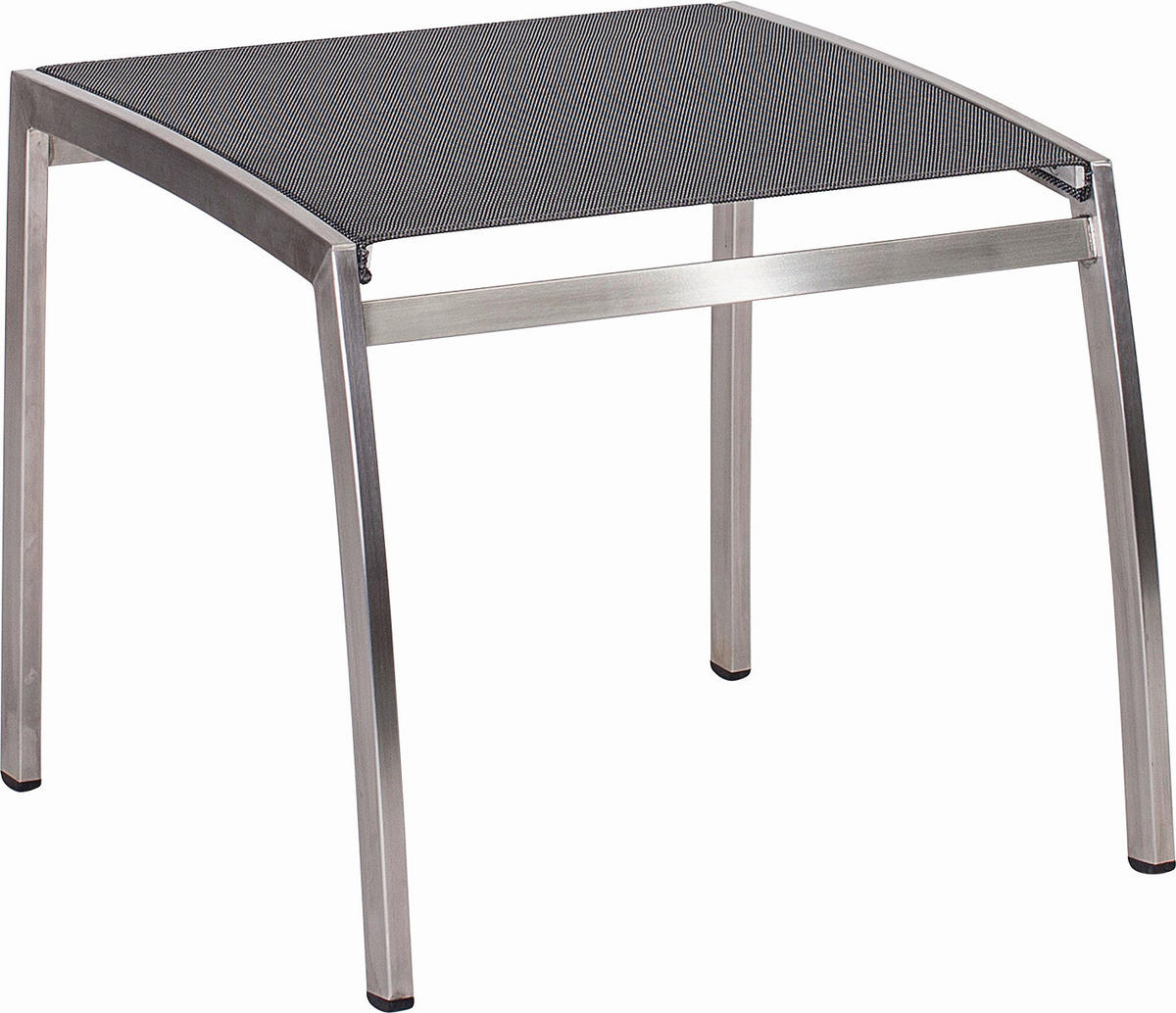 GARTENHOCKER  - Silberfarben/Grau, Basics, Textil/Metall (50/45/53cm) - Stern