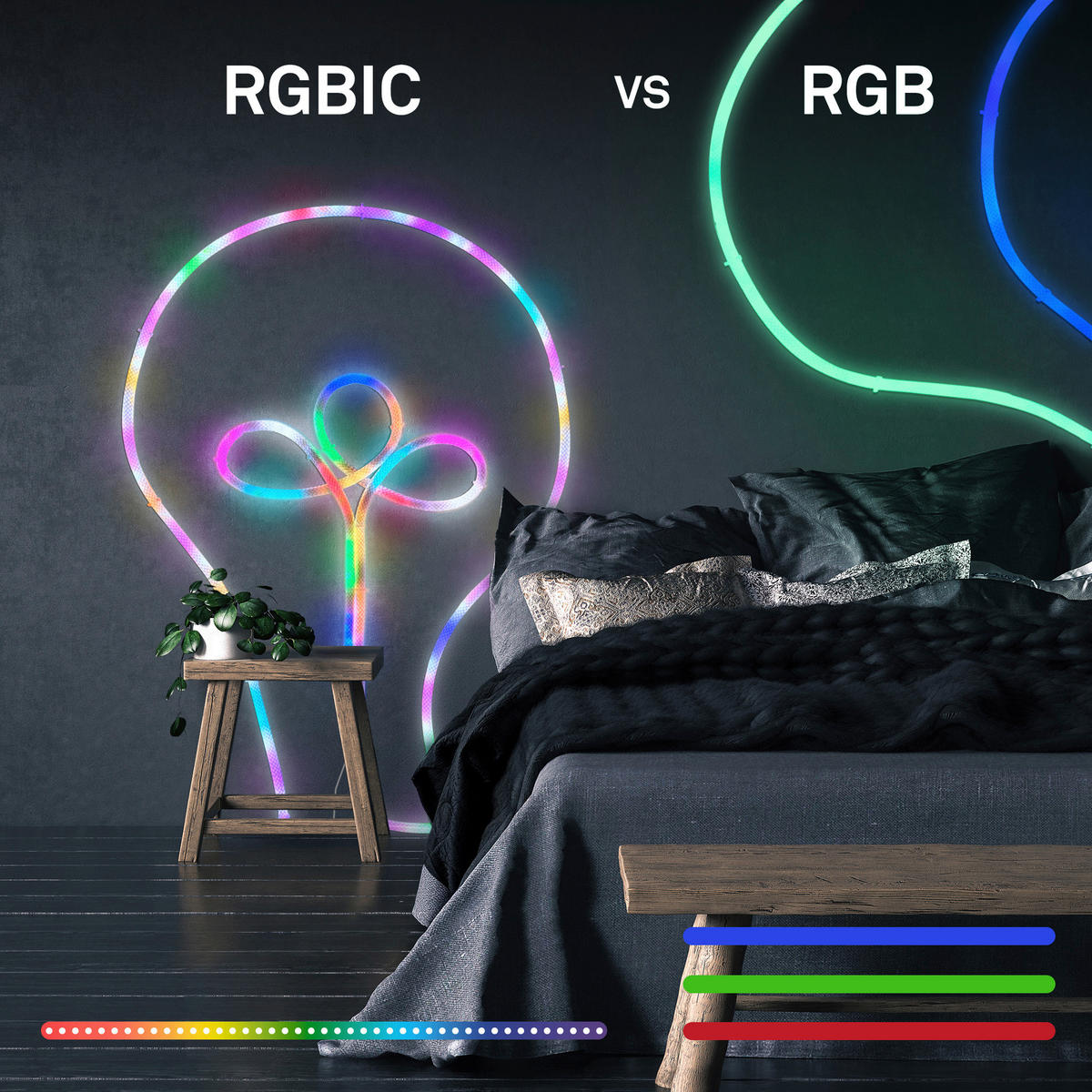 LICHTSCHLAUCH 500 cm  - Weiß, Trend, Kunststoff (500cm)