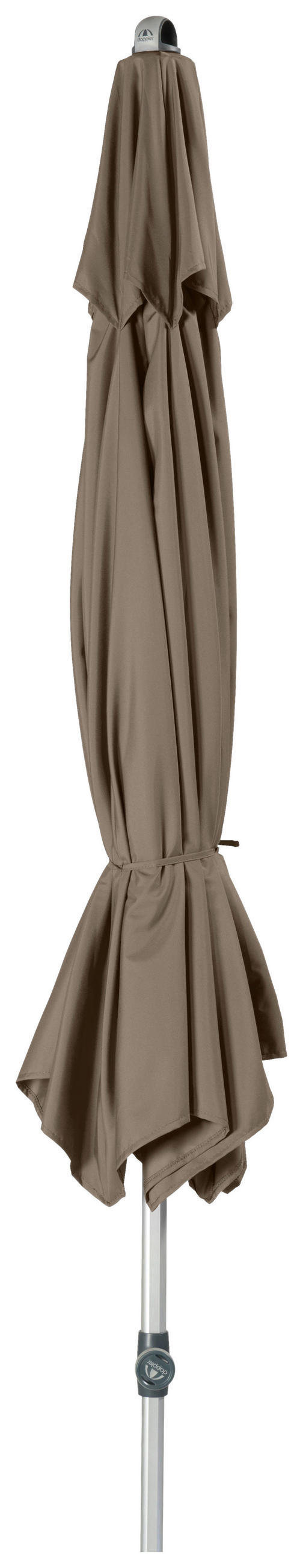 SONNENSCHIRM 320 cm   - Greige/Alufarben, Basics, Textil/Metall (320cm) - Doppler