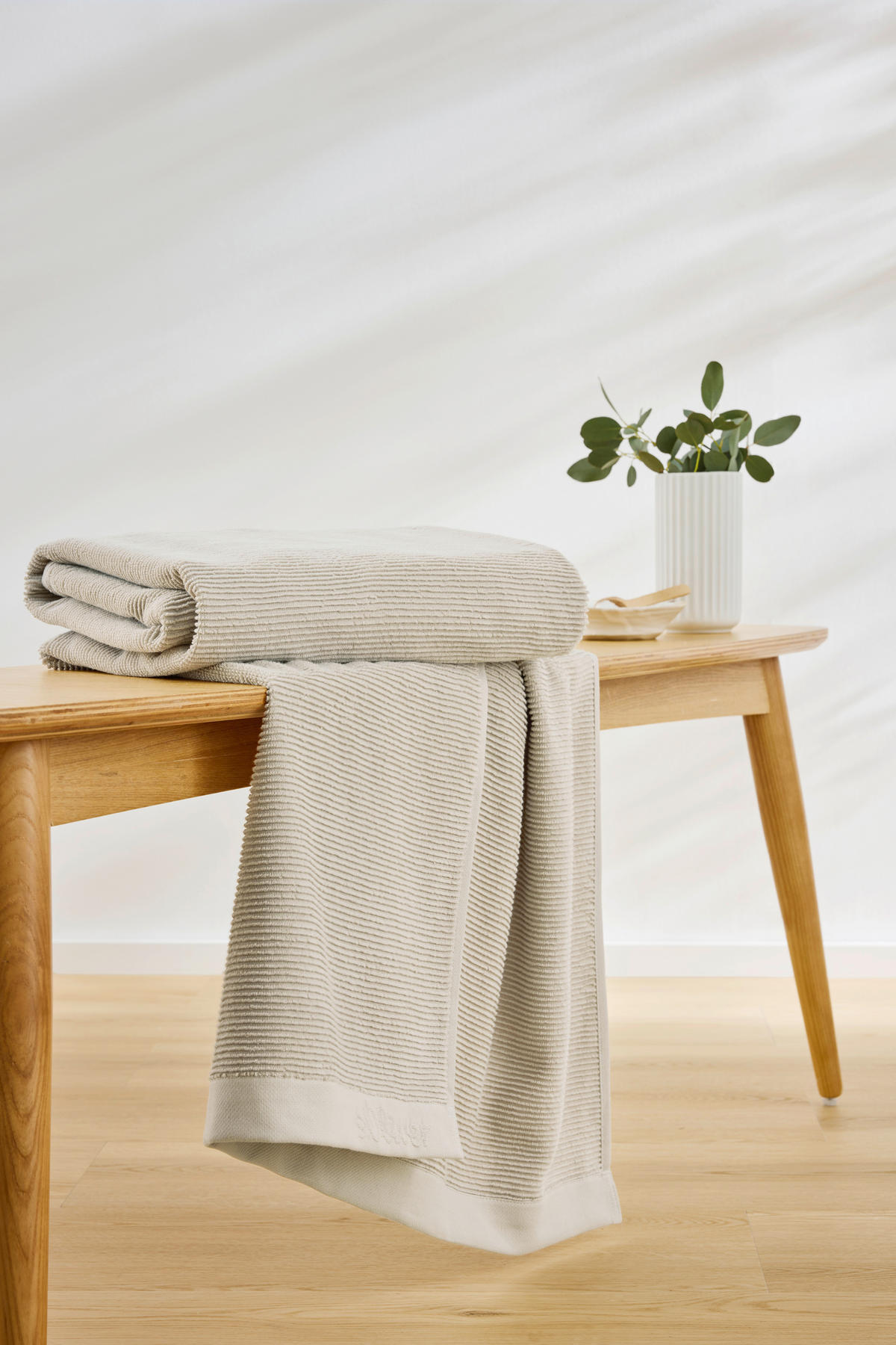 SAUNATUCH s.Oliver Naturfarben  - Naturfarben, Trend, Textil (80/200cm) - S. Oliver