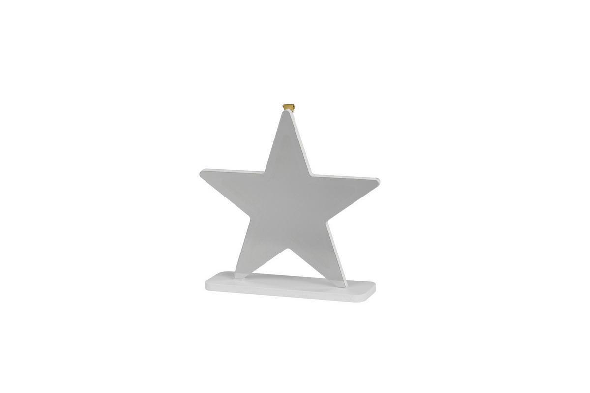 LED-WANDLEUCHTE Etoile 20/20/6 cm  - Weiß, LIFESTYLE, Kunststoff (20/20/6cm)