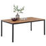 ESSTISCH Buche massiv rechteckig Buchefarben - Buchefarben/Schwarz, Natur, Holz/Metall (160/90/76cm) - Carryhome ESSTISCH Buche massiv rechteckig Buchefarben - Buchefarben/Schwarz, Natur, Holz/Metall (160/90/76cm) - Carryhome