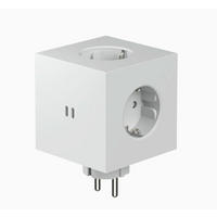STECKDOSENWÜRFEL - Hellgrau, Basics, Kunststoff (7,6/7,6/11,3cm) - AVOLT