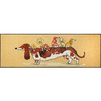 TRAVERSĂ - multicolor, Design, plastic/textil (60/180cm) - wash+dry