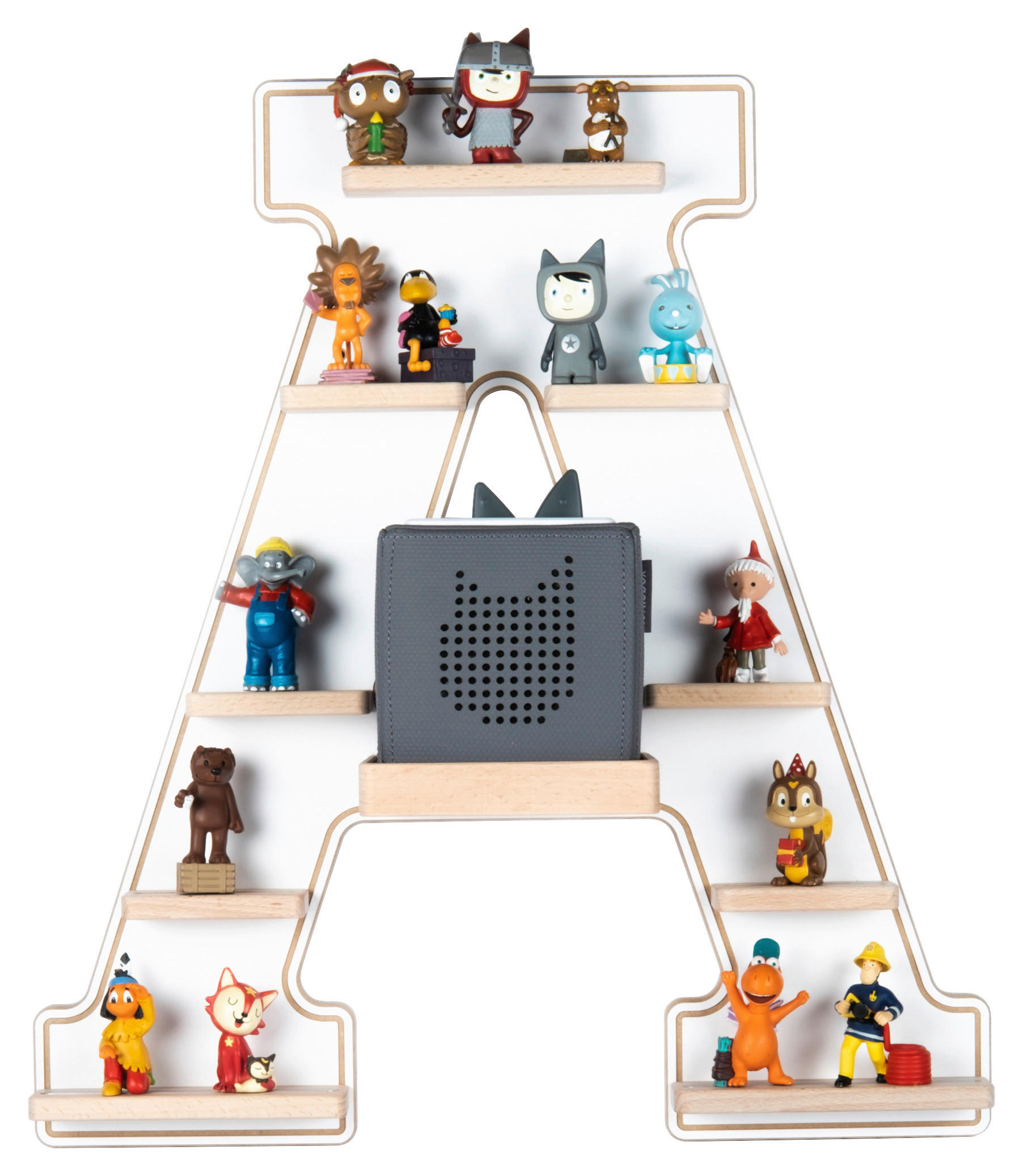 KINDERREGAL  - Weiss, Modern, Holzwerkstoff (49/54/19cm) - MID.YOU
