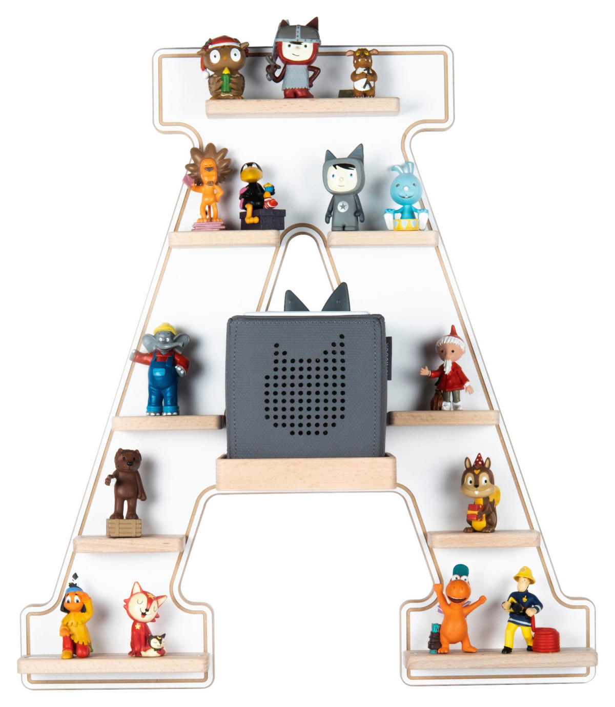 KINDERREGAL Weiß  - Weiß, MODERN, Holzwerkstoff (49/54/19cm) - MID.YOU