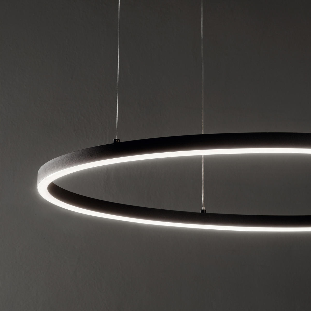 LED-HÄNGELEUCHTE Oracle Slim 90/27,5/202,5 cm   - Weiß, Design, Kunststoff/Metall (90/27,5/202,5cm) - Ideal Lux