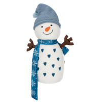 DEKORAČNÍ POLŠTÁŘ 53/25 cm - modrá, textil (53/25cm) - X-Mas