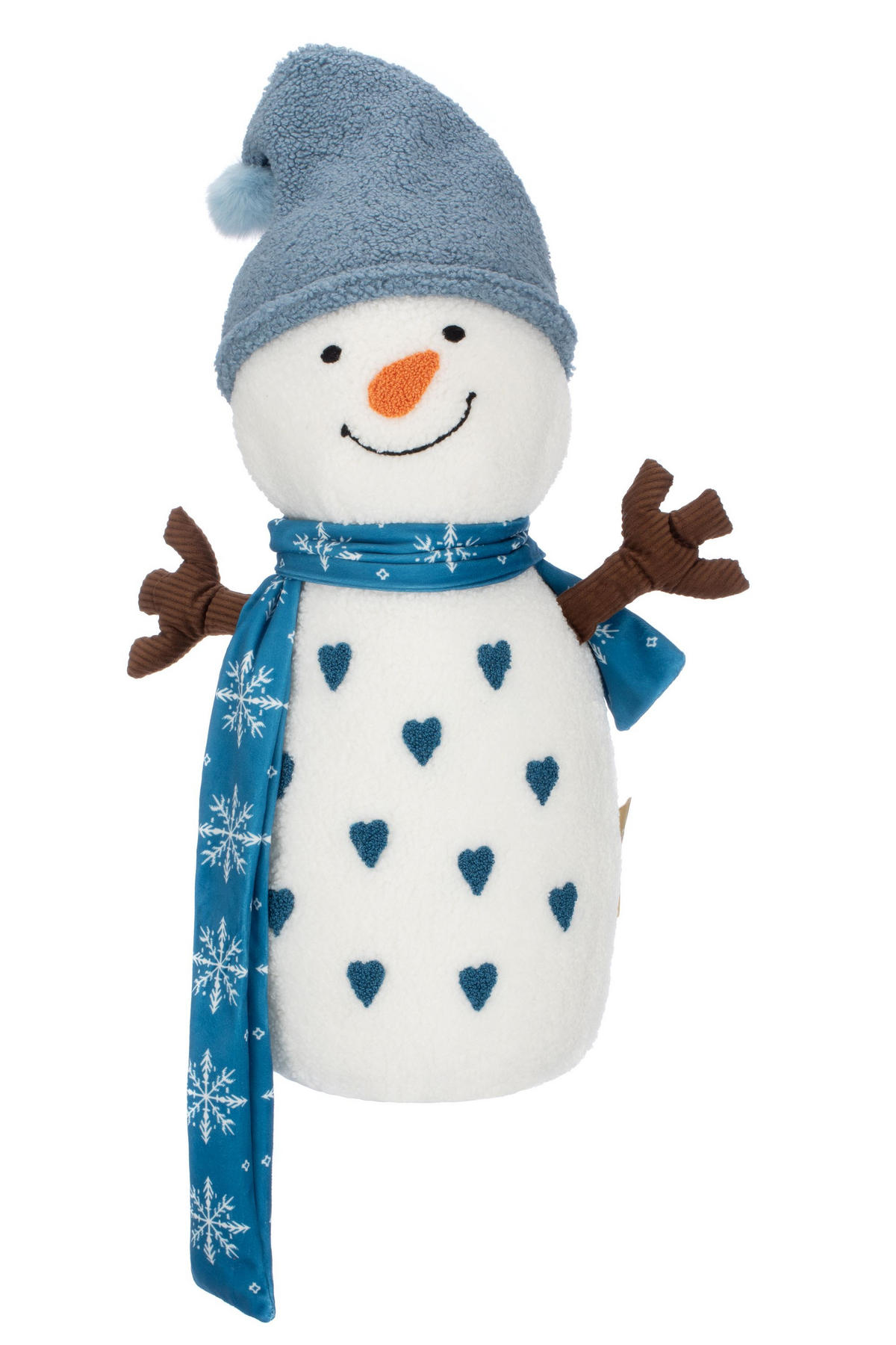 DEKORAČNÍ POLŠTÁŘ 53/25 cm - modrá, textil (53/25cm) - X-Mas