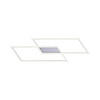 LED-DECKENLEUCHTE 83,6/24,2/6,8 cm   - Chromfarben/Nickelfarben, Design, Kunststoff/Metall (83,6/24,2/6,8cm) - Paul Neuhaus