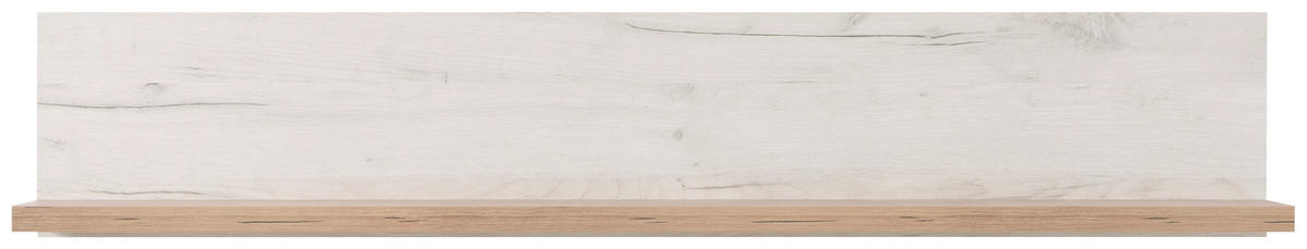 FALIPOLC 120/22/19,5 cm ezüsttölgy színű  - ezüsttölgy színű, Basics, faalapú anyag (120/22/19,5cm) - Ti'me