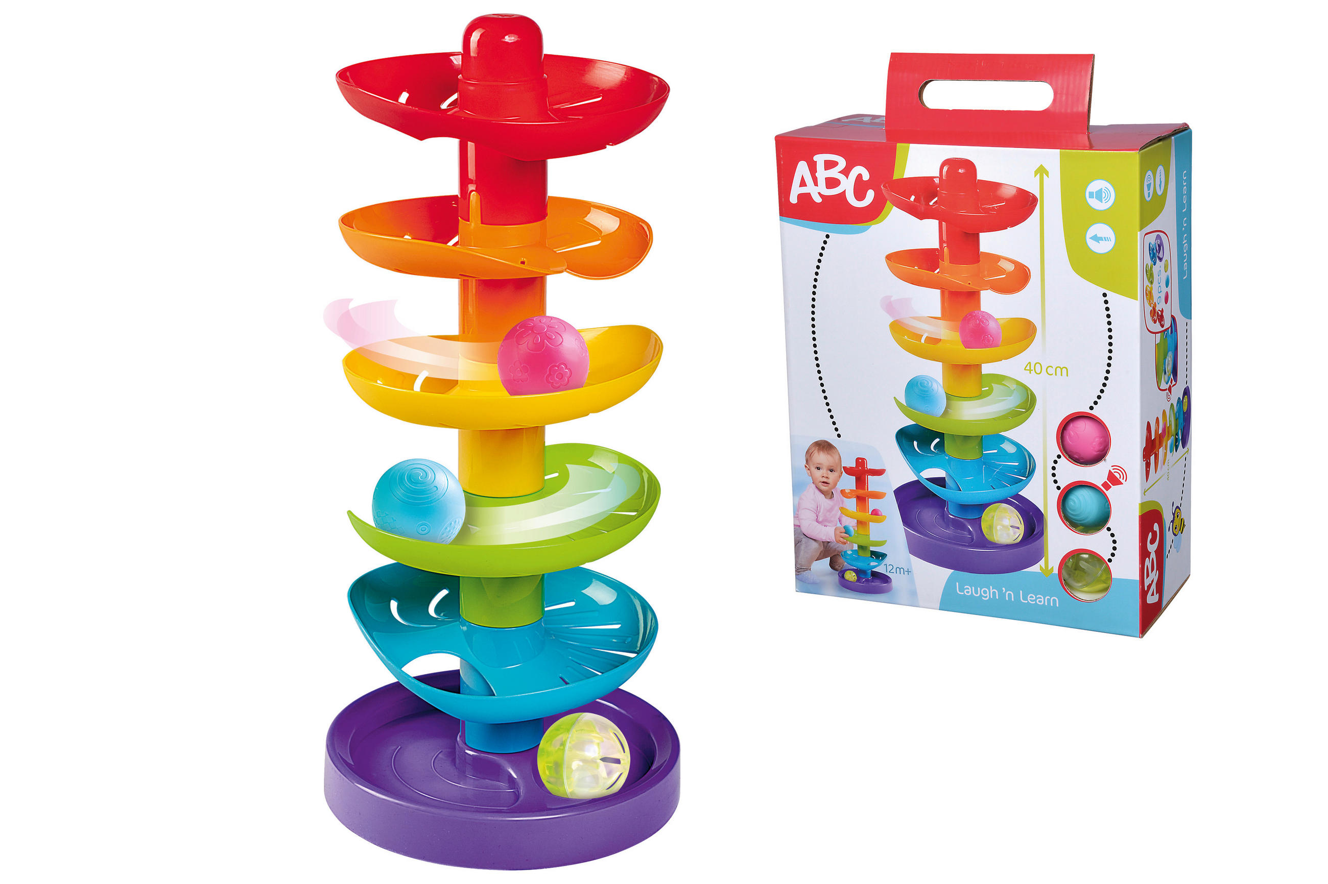 KUGELBAHN - Multicolor, Basics, Kunststoff (40cm) - Simba