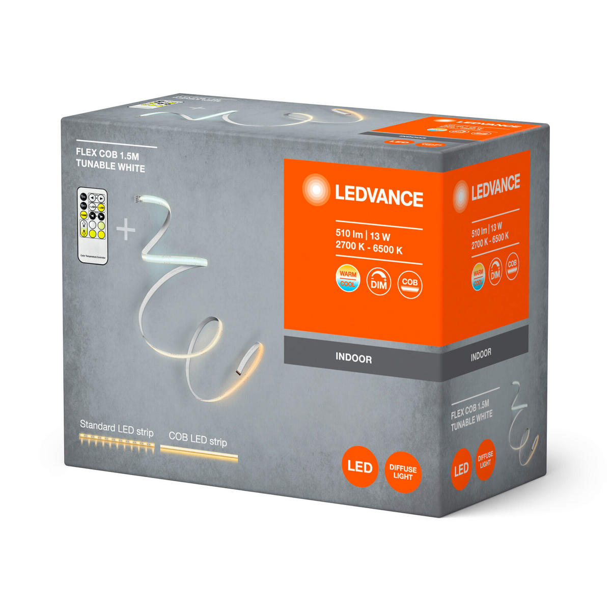 LED-STRIP COB Strips CCT 150/1/0,18 cm   - Gelb, Basics, Kunststoff (150/1/0,18cm) - Ledvance