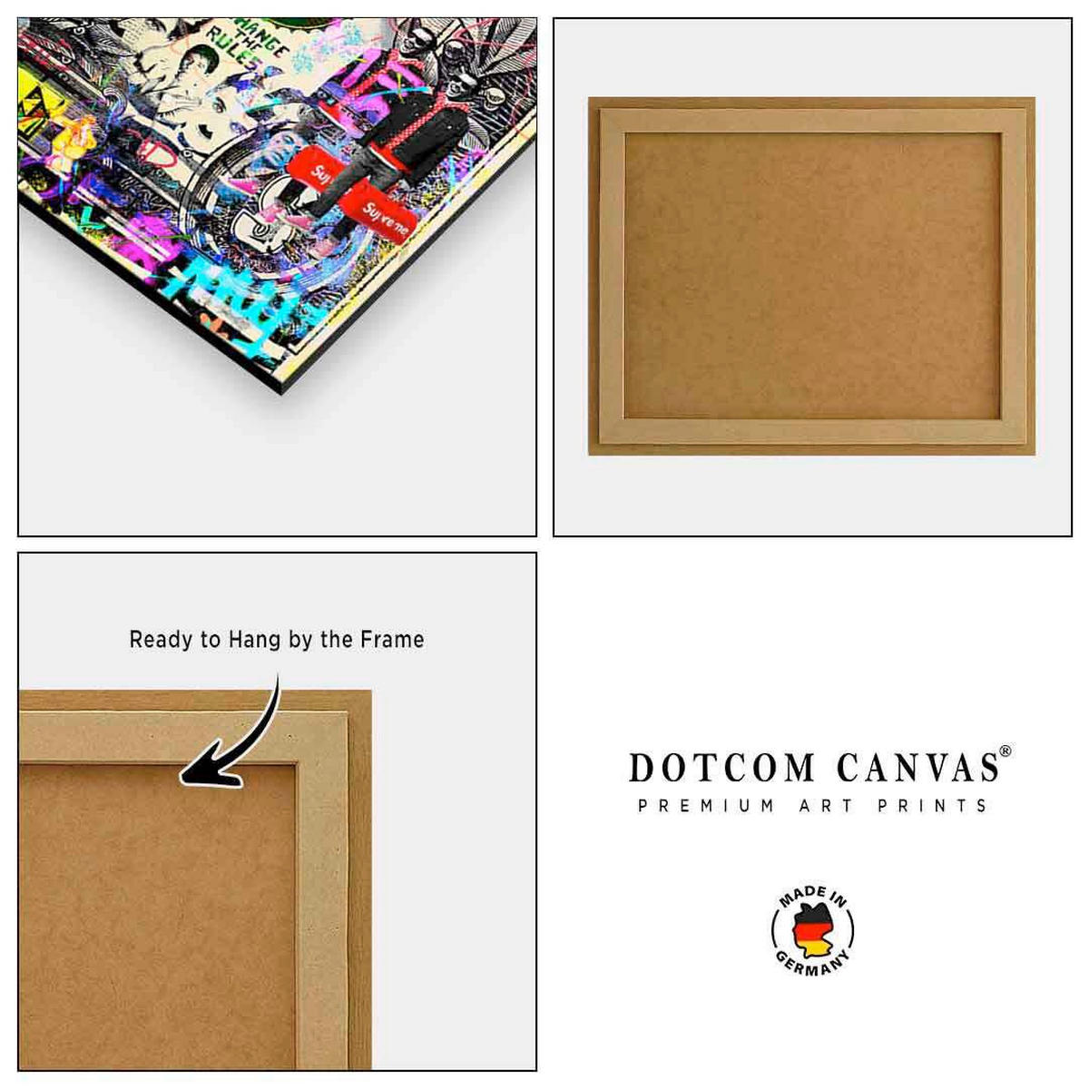 KUNSTDRUCK 116/78 cm  - Multicolor, Basics, Holz (116/78cm)